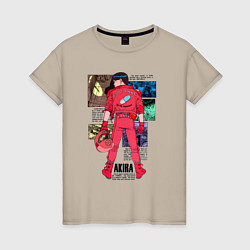 Женская футболка Канеда из аниме акира