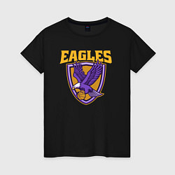 Женская футболка Eagles basketball