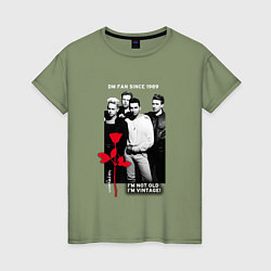 Женская футболка Depeche Mode - Im vintage rose