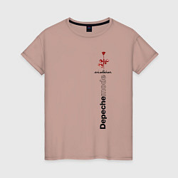 Женская футболка Depeche Mode - Роза Violator