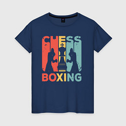 Женская футболка Шахматный бокс