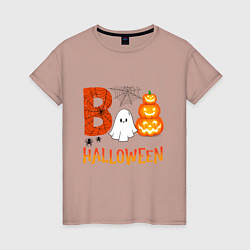Женская футболка Хеллоуин - праздник тыквы