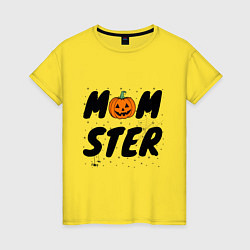 Женская футболка Мама монстр