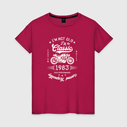 Женская футболка Классика 1983