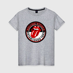 Женская футболка Rolling Stones established 1962