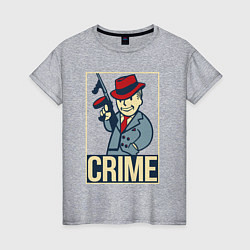 Женская футболка Vault crime