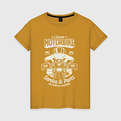 Женская футболка Custom motorbike