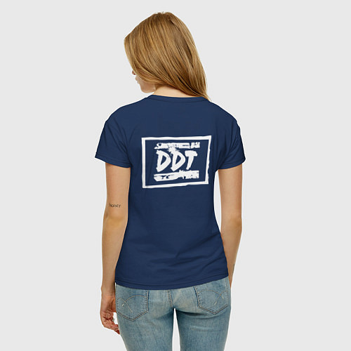 Женская футболка DDT - Юрий Шевчук / Тёмно-синий – фото 4
