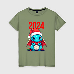 Женская футболка Милый дракончик 2024