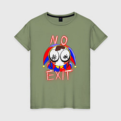 Женская футболка No exit Pomni