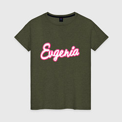 Женская футболка Евгения в стиле барби