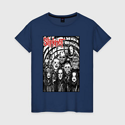 Женская футболка Slipknot - all comix style