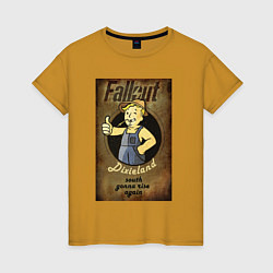 Женская футболка Fallout - dixieland