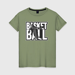 Женская футболка Basketball play