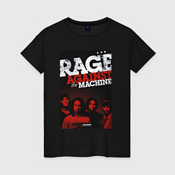 Женская футболка RATM - all group