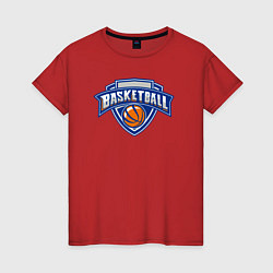 Женская футболка Basketball team
