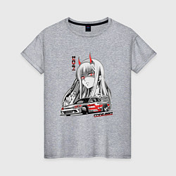Женская футболка Nissan Silvia S15 Drift Zero Two