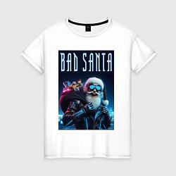 Женская футболка Bad santa - ai art