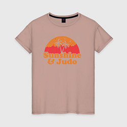 Женская футболка Sunshine and judo
