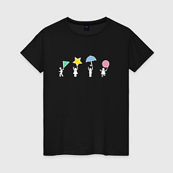 Женская футболка Значки игры - Игра в кальмара