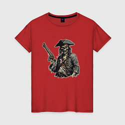 Женская футболка Призрачный пират