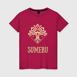 Женская футболка Сумеру из Геншин Импакт