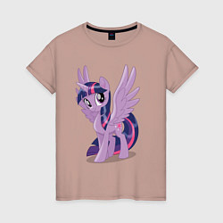 Женская футболка Твайлайт Спаркл из My Little Pony в кино