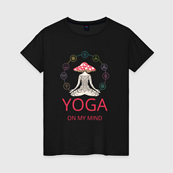 Женская футболка Йога в моём разуме всегда