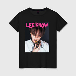 Женская футболка Lee Know Rock Star Stray Kids