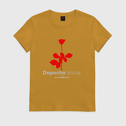 Женская футболка Depeche Mode - Violator rose logo