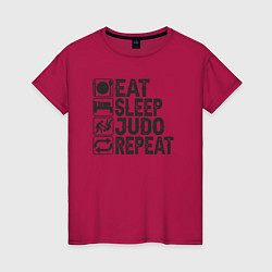 Женская футболка День дзюдо