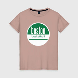 Женская футболка Boston basket