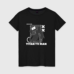 Женская футболка Titan TV Man