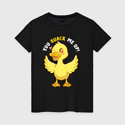 Женская футболка Duck quack
