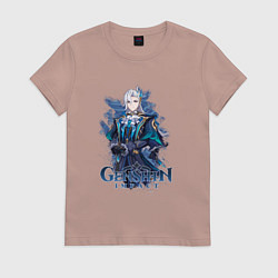 Футболка хлопковая женская Судья Нёвиллет, цвет: пыльно-розовый