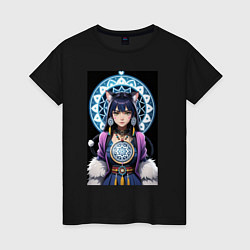 Женская футболка Аниме девушка шаманка