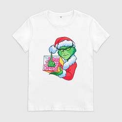 Женская футболка Гринч без подарка