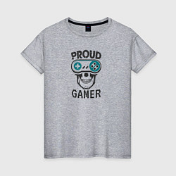 Женская футболка Proud Gamer