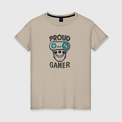 Женская футболка Proud Gamer