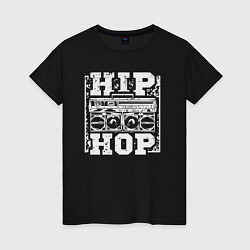 Женская футболка Hip hop life