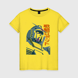 Женская футболка Боевой робот Gundam