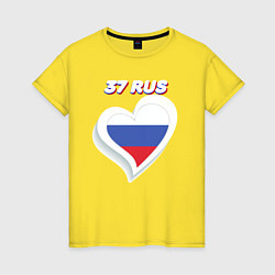Женская футболка 37 регион Ивановская область