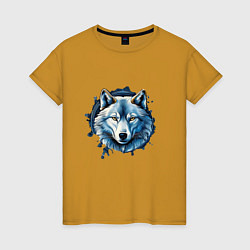 Женская футболка Полярный волк
