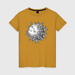 Женская футболка Частица вируса