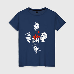 Женская футболка Depeche Mode - A band with Alan