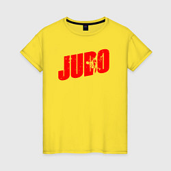 Женская футболка Judo red