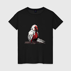 Женская футболка Красный попугай