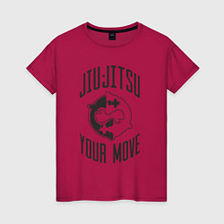 Женская футболка Джиу-джитсу твой ход