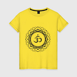 Женская футболка Сахасрара чакра - символ аюрведы