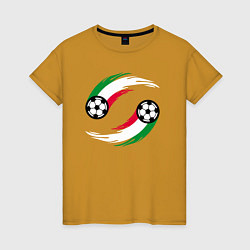 Женская футболка Итальянские мячи